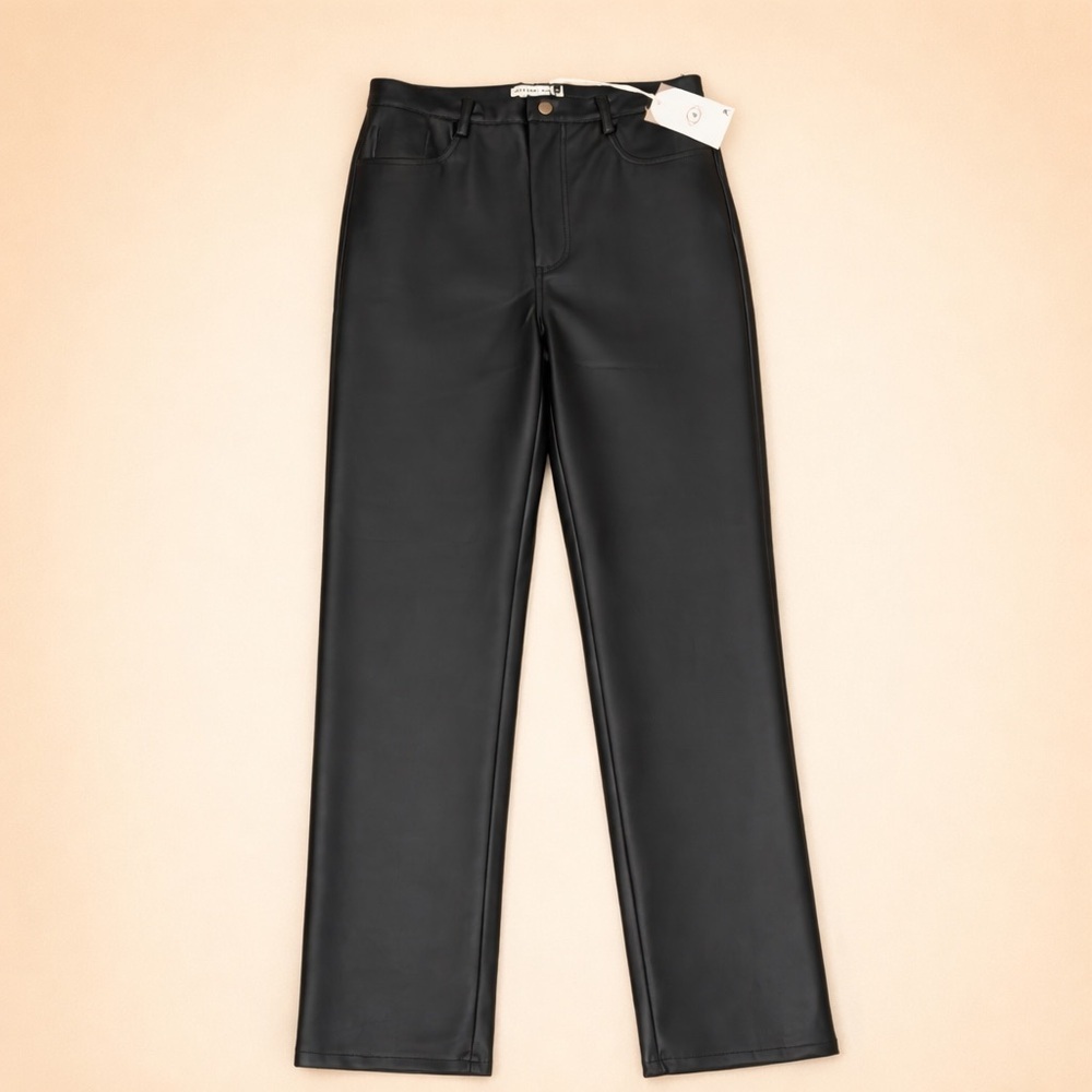 JACKSON ROWE FAUX LEATHER PANTS